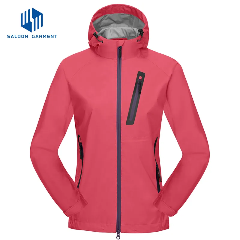 Custom Logo Waterproof Softshell Windbreaker Jacket for Outdoor Adventures