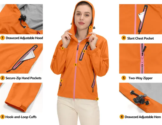 Custom Logo Waterproof Softshell Windbreaker Jacket for Outdoor Adventures