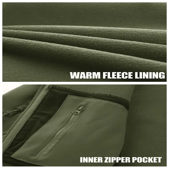 Men's Waterproof Breathable Tactical Softshell Jacket