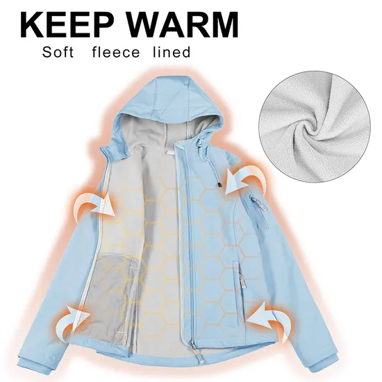 Custom Women's Outdoor Hunting Hiking Waterproof Tactical Softshell Jacket