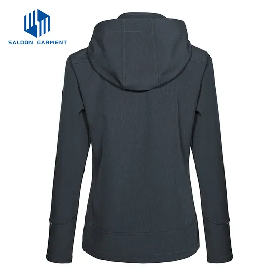 Women's Insulated Hooded Lightweight Warm Water Resistant Hiking Coat Tactical Softshell Jacket