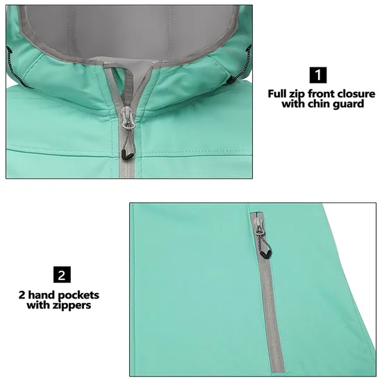 Women's Winter Casual Outwear Fleece Outdoor Warm Coat Tactical Softshell Jacket