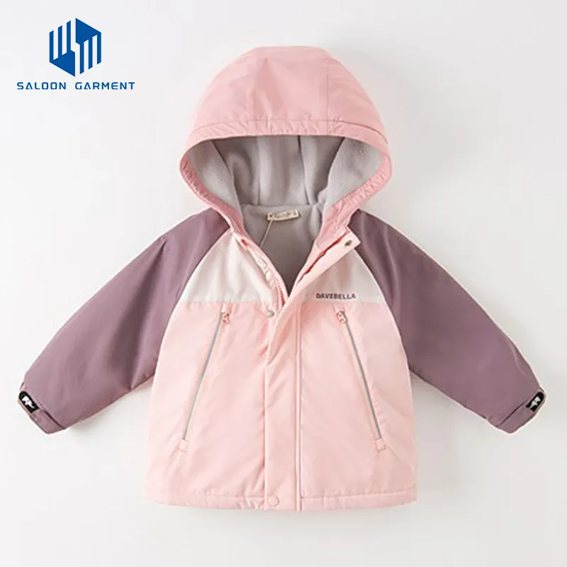 OEM Kids Winter Warm Cotton Clothing Hooded Children Jackets Boy Outwears Clothes Padded Coat