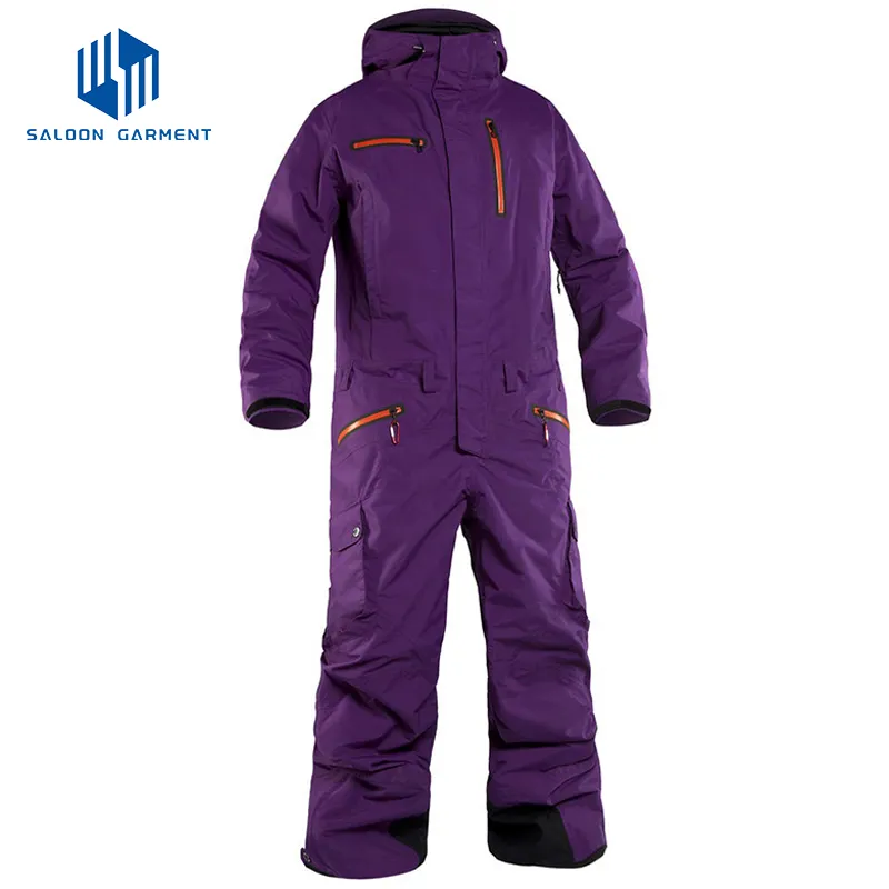 Winter Clothes One Piece Men's Snow Waterproof Insulated Ski Outfit Snowboard Suit