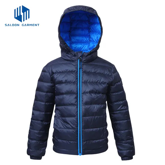 Wholesale Customized Winter Warm Insulated Padded Coat Boy's Quilted Jacket