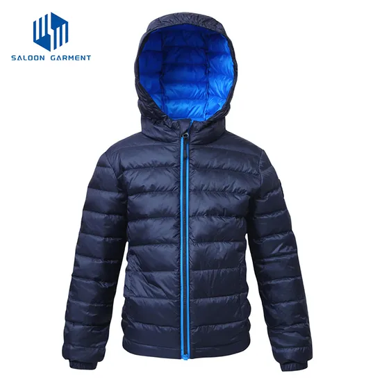 Wholesale Customized Winter Warm Insulated Padded Coat Boy's Quilted Jacket