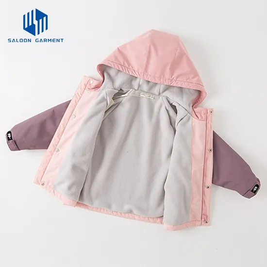 Wholesale Kids New Style Winter waterproof Thickened Coat Children Fleece Lined Jacket