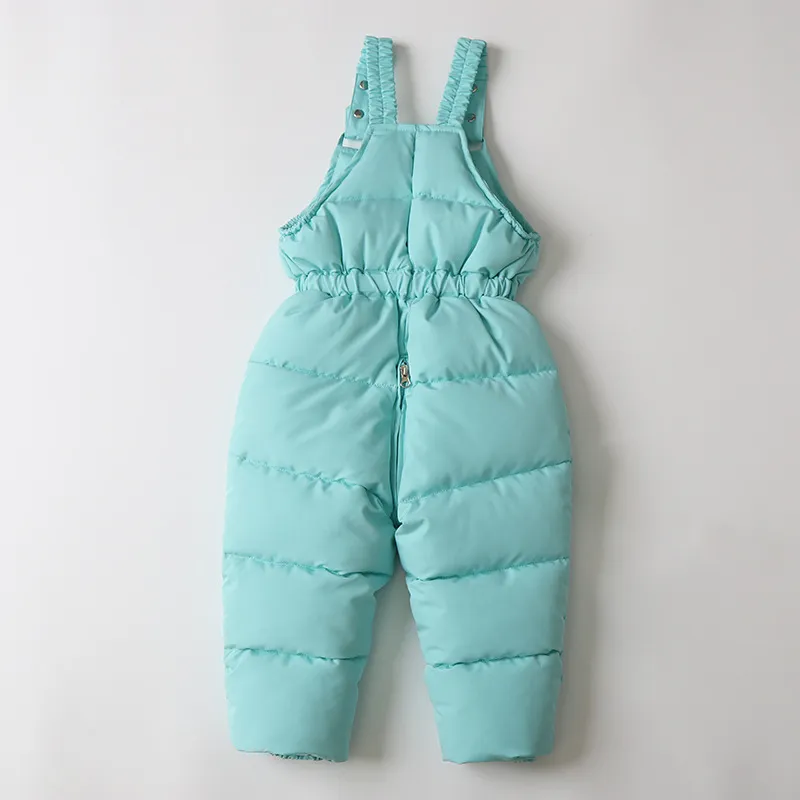 Girl's Waterproof Windproof Snowsuit Winter Jacket Children Fur Hooded Ski Jacket Coat and Pants