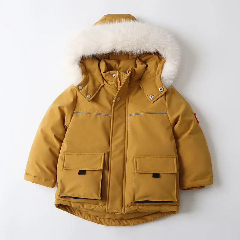 Children Winter Clothes Jacket Waterproof Snowboarding Clothing for Children Outdoor Thickened Snow Wear Ski Jacket