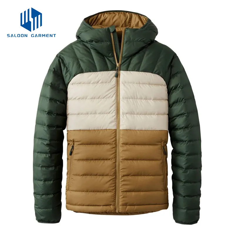 Unisex 100% Polyester Woven Customized Water Resistant Winter Jacket