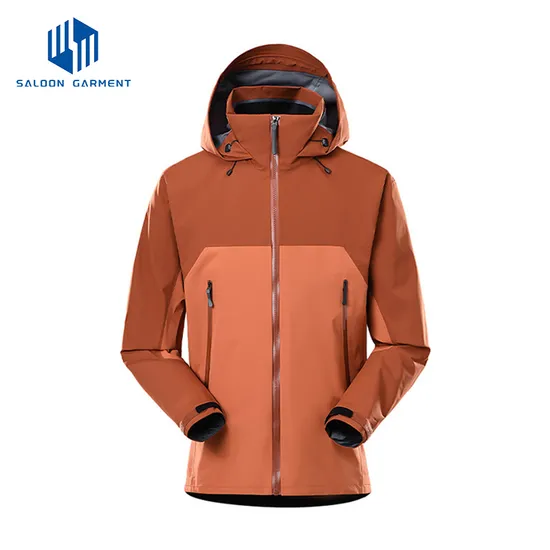 Customized Soft-Shell Windproof Waterproof Breathable Lightweight Hiking Outdoor Jacket