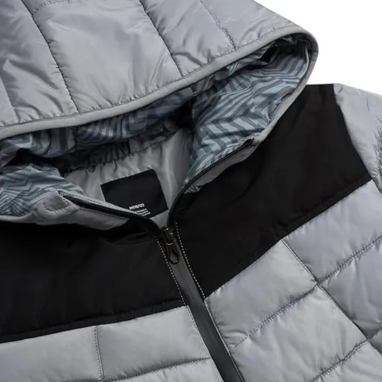 OEM Children Hooded Bubble Puffer Coat Waterproof Outerwear Quilte Winter Jacket