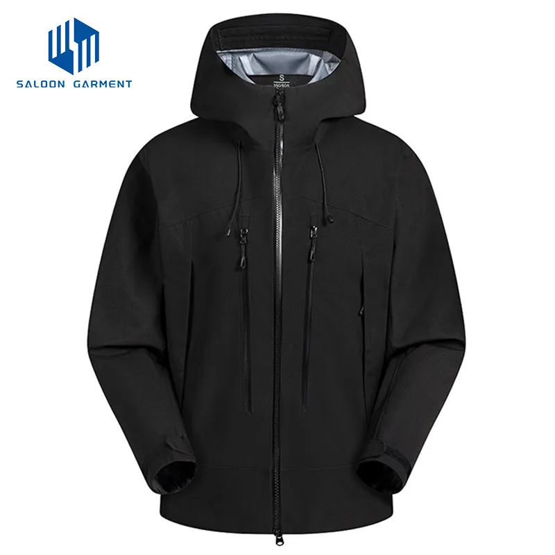 2.5 Layers 100% Polyester Fabric Outdoor Sports Hiking Cycling Windproof Waterproof Jacket