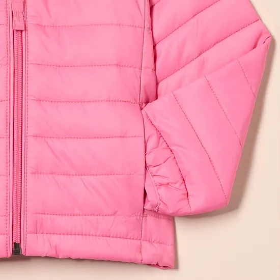 High Quality Custom Men's Light Fabric Solid Pattern Insulated Winter Warm Quilted Jacket