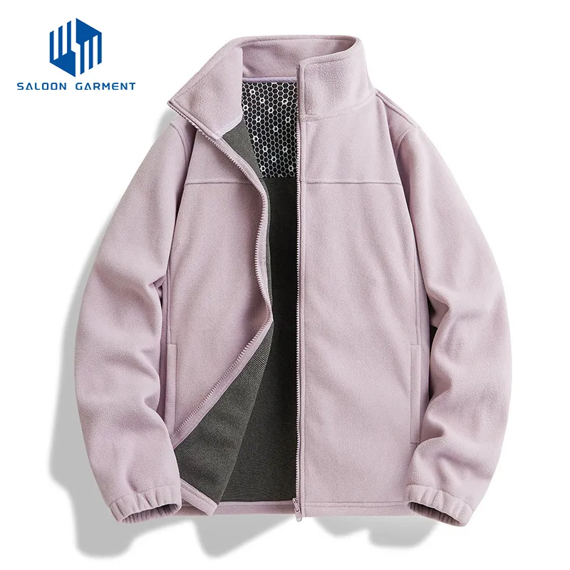 Custom Design Sherpa Fleece Jacket Fashionable Jackets Outdoor Fleece Jacket for Women and Men