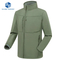 Men's Winter Warm Fleece Lined Windbreaker Zipper Closure Print Pattern Outdoor Wear Without Hood Softshell Jacket