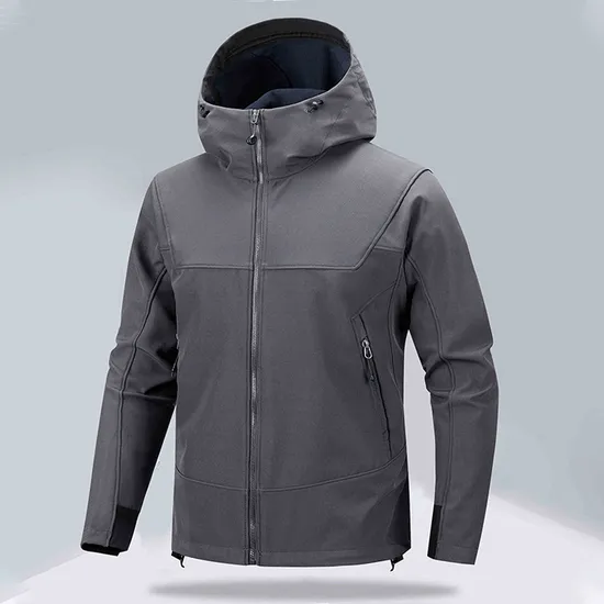 Customized Logo Unisex Soft Shell Hiking and Mountaineering Breathable Waterproof Windproof Jacket