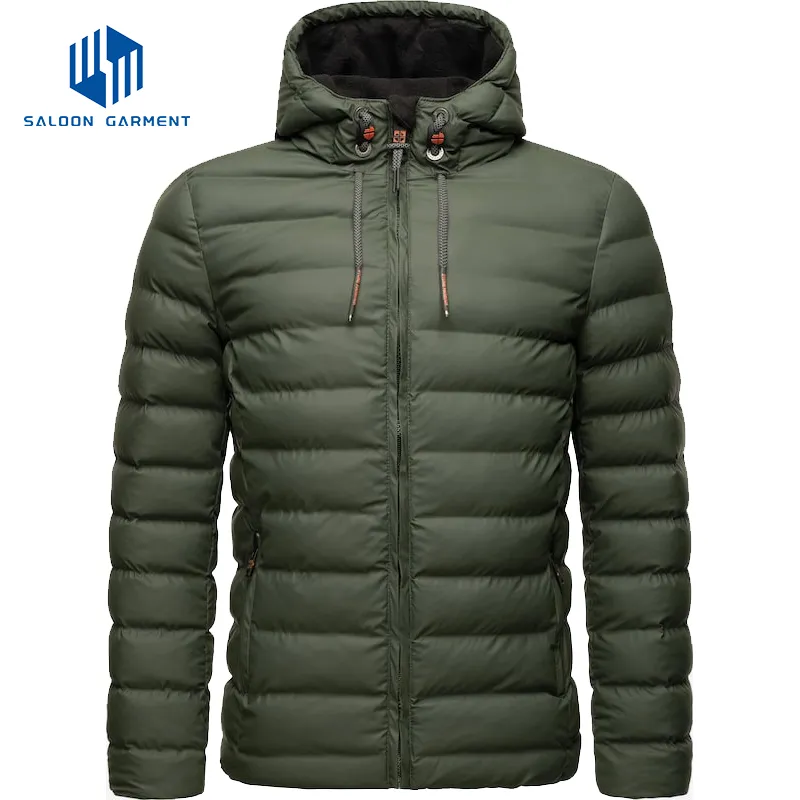New Design Men's Customized Digital Printing Breathable Winter Insulated Quilted Jacket