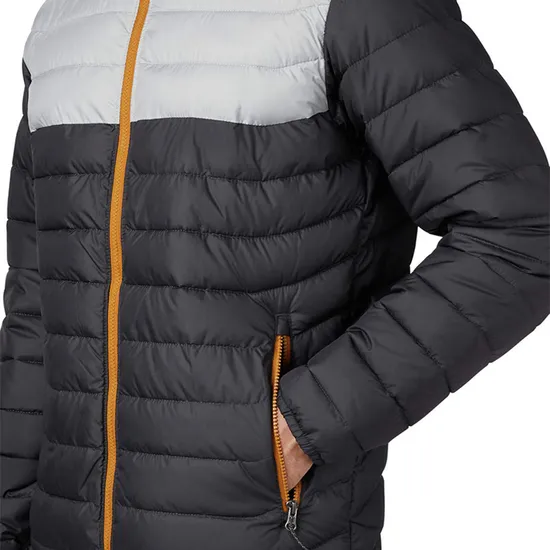 New Arrival Custom Logo Outdoor Men Water Resistant Warm Padded Winter Graphene Jacket