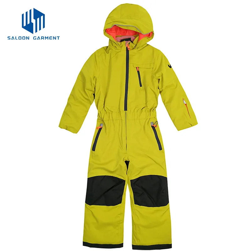 New Design Kids Ski Suit Winter High Quality Custom Winter Waterproof One Piece Snow Suit Kids