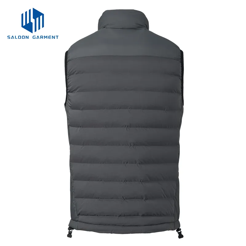 Wholesale Custom Men's Winter Casual Outdoor Sleeveless Polyester Padded Vest