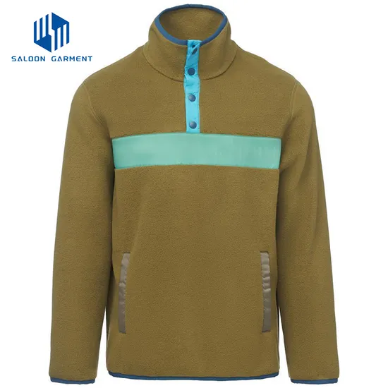 High Performance Men's Outdoor Sporting Soft Breathable Fleece Pullover