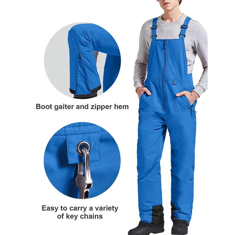 High Quality Outdoor Wear Women's Padded Snow Ski Pants Waterproof Winter Snowboarding Skiing Trousers Ladies Ski Overall