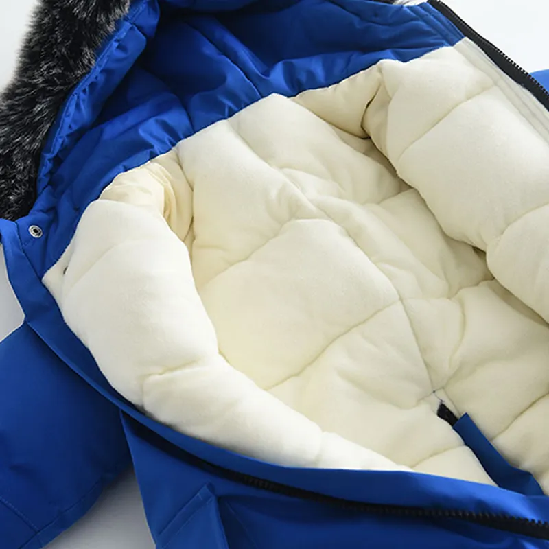 Warm Comfortable Children Ski Suit Jumpsuit Baby Crawls Into Clothes in Winter Children Clothing Wholesale