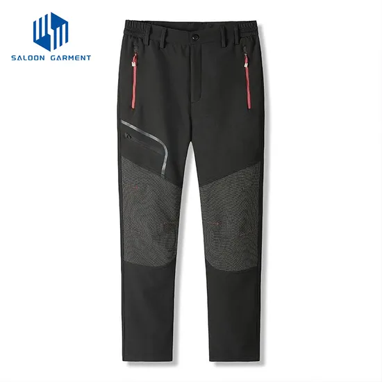 Outdoor Pants Windproof Waterproof Hiking Plush Thickened Pants Trousers