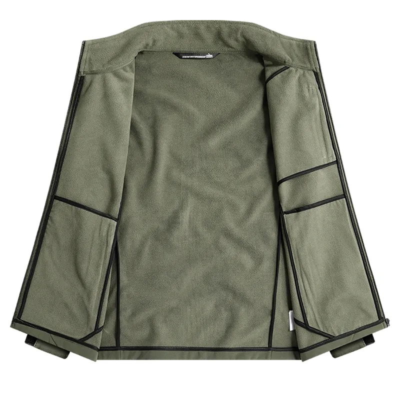 Men's Winter Tactical Jackets Lightweight Water Resistant Fleece Lined Softshell Jacket