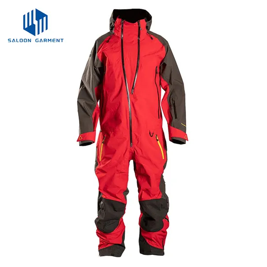 Women One Piece Ski Suits Waterproof Warm Snow Insulated Jumpsuit Snowsuit