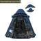 Men's Waterproof Winter Snow Coat Warm Hooded Raincoat Windproof Windbreakers Ski Jacket