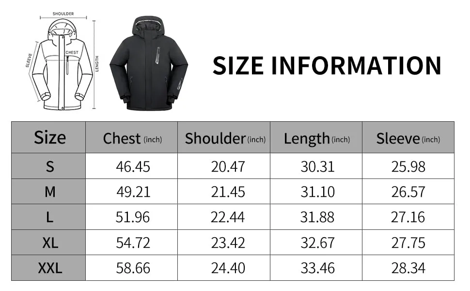 Waterproof Jacket Men Hiking Fleece Rain Jacket Fishing Windbreaker Outdoor Camping Ski Jacket