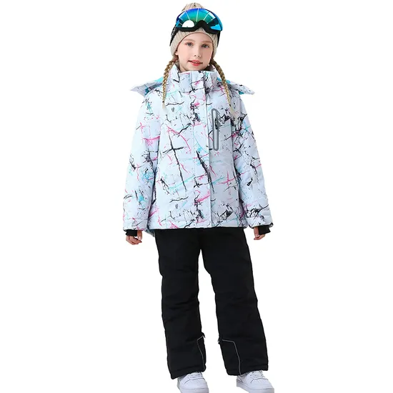 Girl's Sportswear Winter One Piece Puffer Jacket Coat Snowmobile Snowsuit Ski Suit