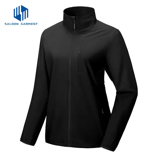 Wholesale Custom Logo Waterproof Women's Windbreaker Fleece Winter Softshell Jackets