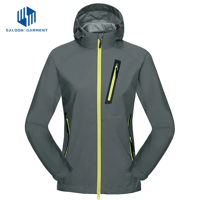 2.5 Layer Advanced Custom Polyester Windproof Sport Windbreaker Jackets with Logo