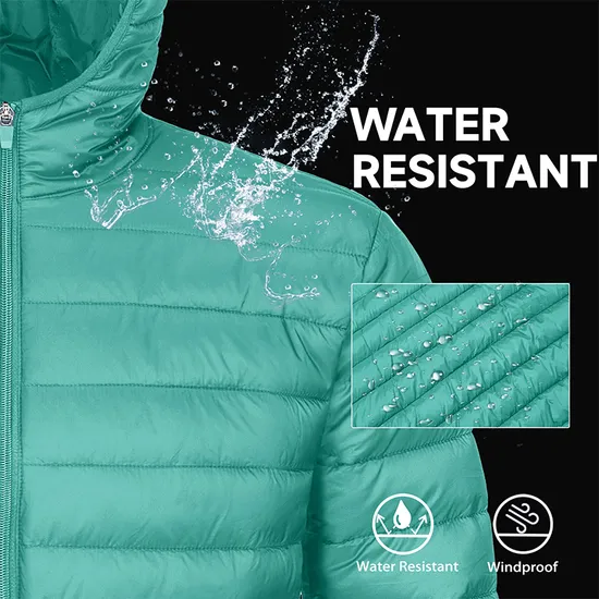 Custom Men's Outerwear Softshell Packable Puffer Down Coat
