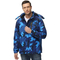 Men's Snow Waterproof Detachable Hood Windproof Fleece Parka Winter Coat Ski Jacket