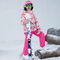 Girls' Waterproof Jumpsuit Winter Snowmobile Ski Suit Coveralls Kids' Snowsuit