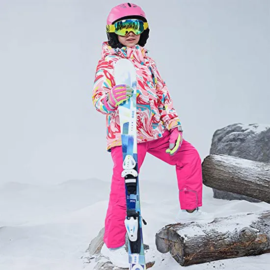 Girls' Waterproof Jumpsuit Winter Snowmobile Ski Suit Coveralls Kids' Snowsuit