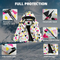 Girl's Winter Warm Fleece Hooded Coat Fashion Raincoat Snowboarding Ski Jacket