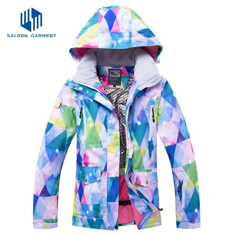 New Design Breathable Warm Women Ski Snowboard Jacket