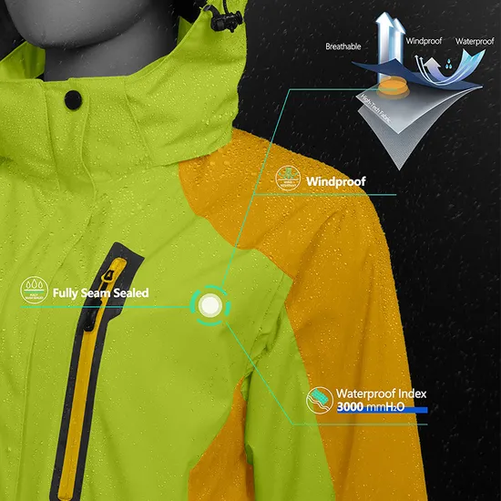 Custom Outdoor Sports Windproof Leisure Breathable Windbreaker Waterproof Jacket