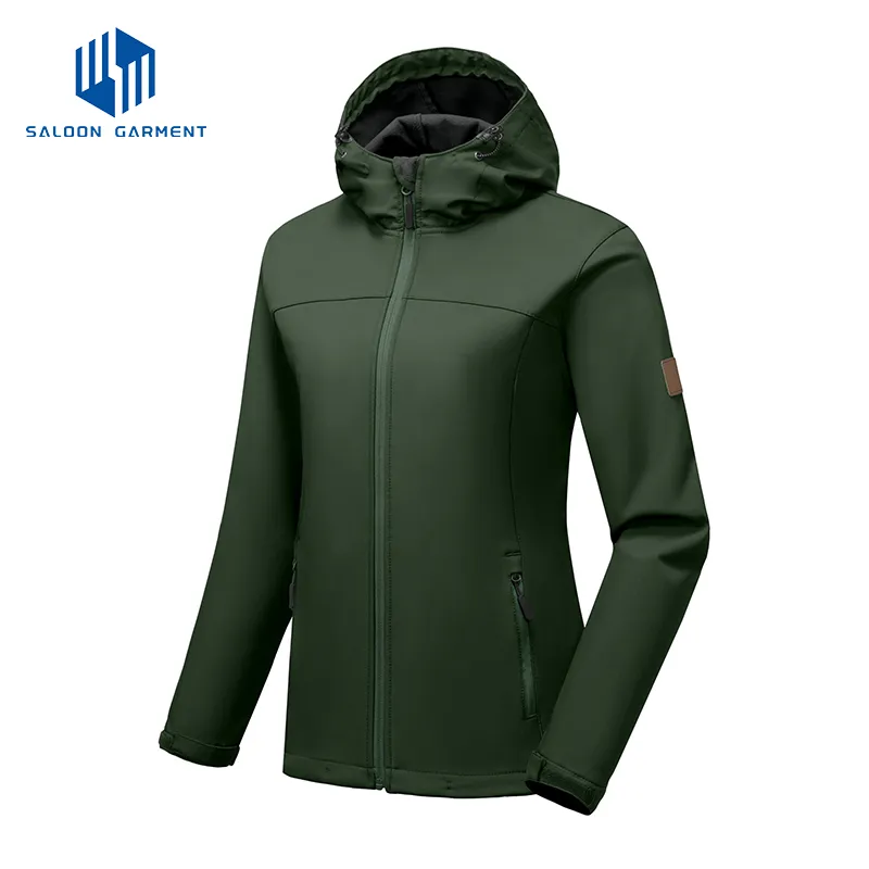 Womens Winter Camping Insulated Warm Coat Tactical Windproof Softshell Jacket