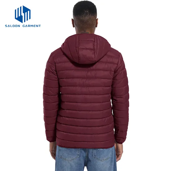 Men's Lightweight Water-Resistant Custom Print Down Puffer Down Jacket