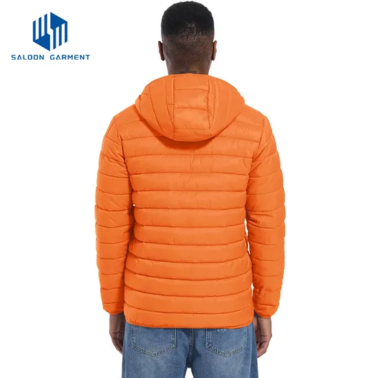 Men's Winter Outerwear Windbreaker Coat Puffer Down Jacket with Custom Logo