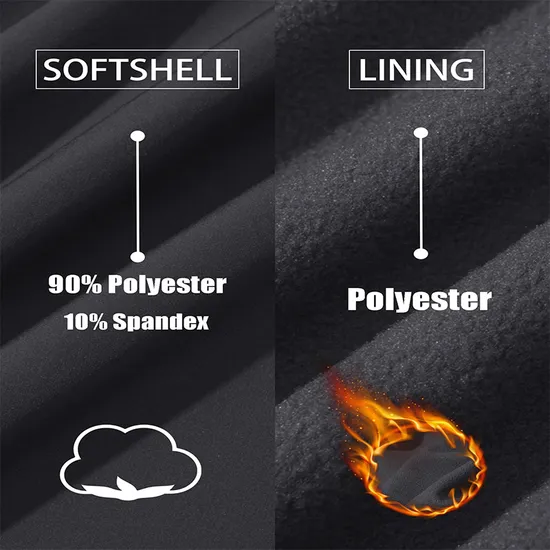Men Waterproof Outer Wear Windproof Sport Fleece Tactical Softshell Jackets
