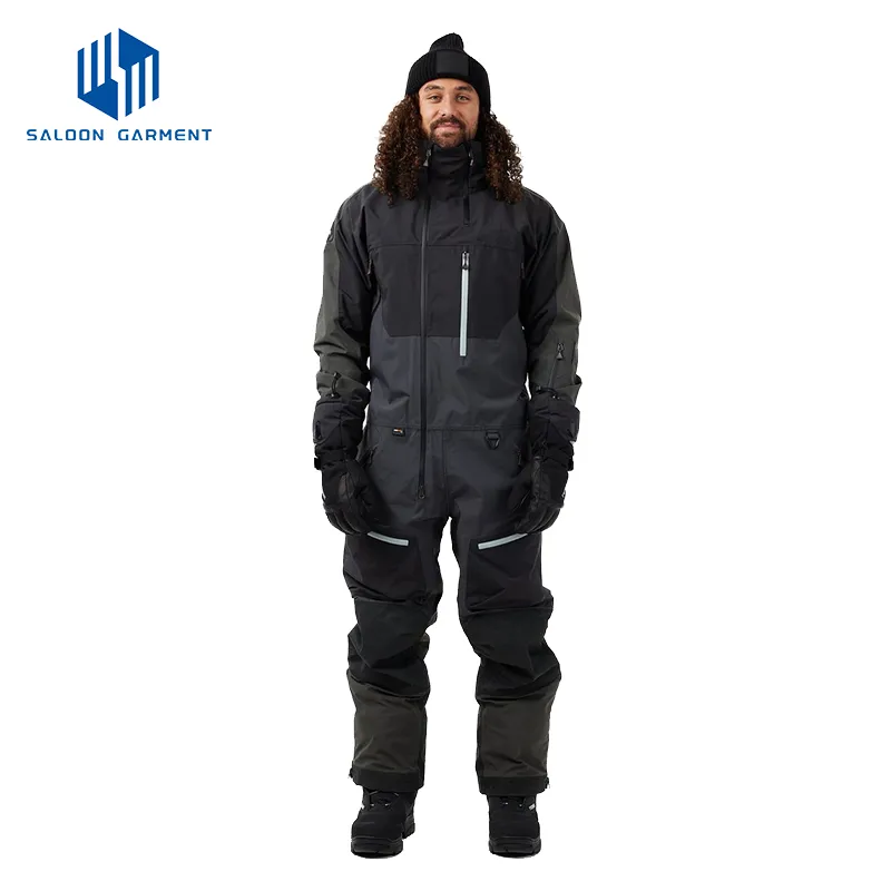 Women's Men's One Piece Ski Suits Jumpsuit Winter Snowsuits for Skiing