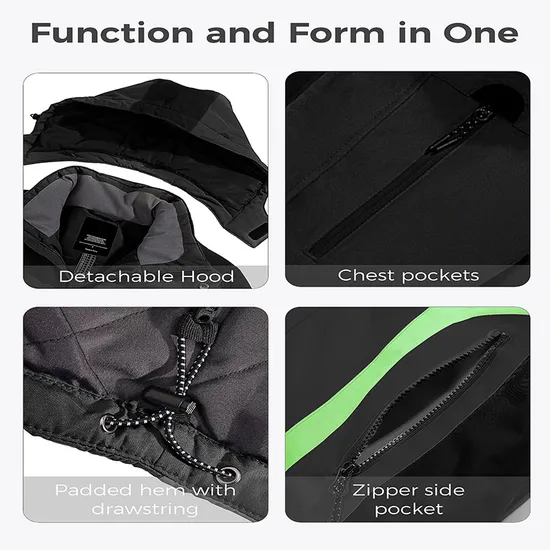 Waterproof Snow Winter Coat Ski Jacket for Men