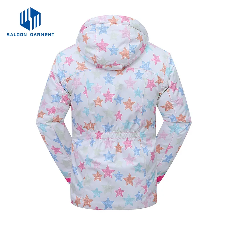 Girl's Winter Sportswear Waterproof Windproof Snow Ski Jacket